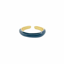 Load image into Gallery viewer, Enamel Dipped Gold Ring