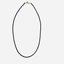 Load image into Gallery viewer, High Quality Enamel dipped Cable Chain Necklaces. Black necklace - Lobster Clasp Closure . Lucky Birds Boutique's Valerie Collection