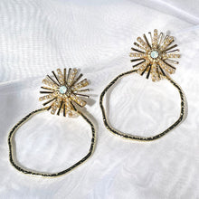 Load image into Gallery viewer, Sunburst Hoops