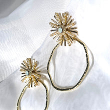 Load image into Gallery viewer, Sunburst Hoops