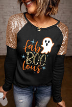 Load image into Gallery viewer, Ghost Graphic Sequin Long Sleeve T-Shirt
