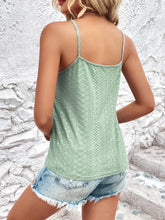 Load image into Gallery viewer, Eyelet Lace Trim V-Neck Cami

