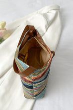 Load image into Gallery viewer, Multicolored Straw Shoulder Bag

