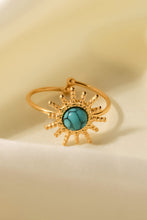 Load image into Gallery viewer, Natural Stone Sun Shape Open Ring

