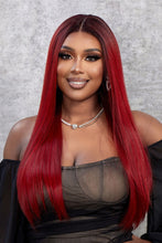 Load image into Gallery viewer, 13*2&quot; Lace Front Wigs Synthetic Straight 26&quot; 150% Density
