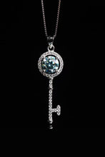 Load image into Gallery viewer, 1 Carat Moissanite Key Pendant Necklace
