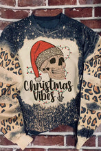 Load image into Gallery viewer, Round Neck Long Sleeve CHRISMAS VIBES Graphic Sweatshirt
