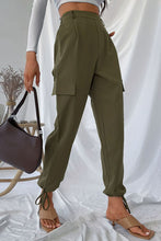 Load image into Gallery viewer, Drawstring Ankle Cargo Pants
