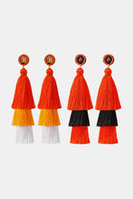 Load image into Gallery viewer, Baeds Detail Triple Layered Tassel Earring
