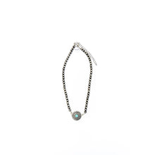 Load image into Gallery viewer, Choker Necklace With Turquoise Concho Pendant
