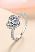 Load image into Gallery viewer, 1 Carat Moissanite Heart-Shaped Ring
