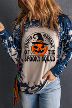 Load image into Gallery viewer, Round Neck PROUD MEMBER OF THE SPOOKY SQUAD Graphic Sweatshirt
