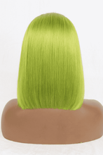 Load image into Gallery viewer, 12&quot; 140g Lace Front Wigs Human Hair in Lime 150% Density
