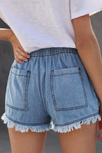 Load image into Gallery viewer, Frayed Denim Shorts
