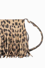 Load image into Gallery viewer, PU Leather Crossbody Bag with Fringe
