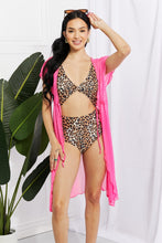 Load image into Gallery viewer, Marina West Swim Pool Day Mesh Tie-Front Cover-Up
