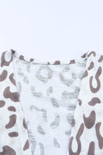 Load image into Gallery viewer, Leopard Long-Sleeve Open Front Cardigan
