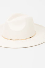 Load image into Gallery viewer, Fame Slice of Chic Herringbone Chain Fedora
