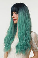 Load image into Gallery viewer, 13*1&quot; Full-Machine Wigs Synthetic Long Wave 26&quot; in Seafoam Ombre
