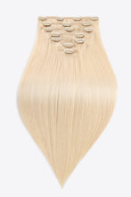 Load image into Gallery viewer, 20&quot; 120g Clip-in Hair Extensions Indian Human Hair in Blonde
