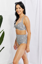 Load image into Gallery viewer, Marina West Swim Take A Dip Twist High-Rise Bikini in Black

