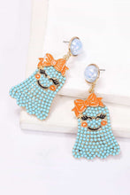 Load image into Gallery viewer, Smiling Ghost Shape Synthetic Pearl Earrings
