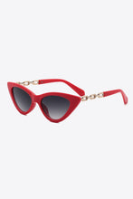 Load image into Gallery viewer, Chain Detail Cat-Eye Sunglasses
