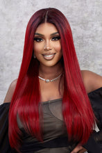 Load image into Gallery viewer, 13*2&quot; Lace Front Wigs Synthetic Straight 26&quot; 150% Density
