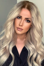 Load image into Gallery viewer, 13*2&quot; Wave Lace Front Synthetic Wigs in Gold 26&quot; Long 150% Density
