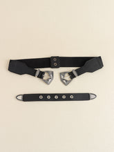 Load image into Gallery viewer, Double Buckle PU Leather Belt
