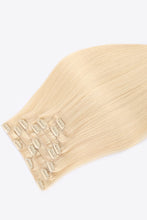 Load image into Gallery viewer, 16&quot; 110g Clip-in Hair Extensions Indian Human Hair in Blonde
