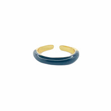 Load image into Gallery viewer, Enamel Dipped Gold Ring
