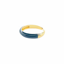 Load image into Gallery viewer, Enamel Dipped Gold Ring
