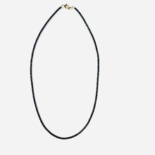 Load image into Gallery viewer, High Quality Enamel dipped Cable Chain Necklaces. Black necklace - Lobster Clasp Closure . Lucky Birds Boutique&#39;s Valerie Collection
