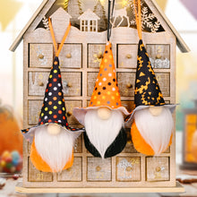 Load image into Gallery viewer, Assorted 2-Piece Halloween Element Gnome Hanging Widgets

