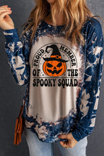 Load image into Gallery viewer, Round Neck PROUD MEMBER OF THE SPOOKY SQUAD Graphic Sweatshirt
