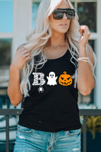 Load image into Gallery viewer, Round Neck BOO Graphic Tank Top
