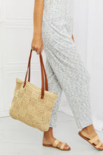 Load image into Gallery viewer, Picnic Date Straw Tote Bag
