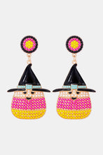 Load image into Gallery viewer, Witch&#39;s Hat Shape Synthetic Pearl Dangle Earrings
