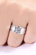 Load image into Gallery viewer, 1 Carat Moissanite Wide Band Ring
