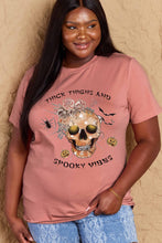 Load image into Gallery viewer, Simply Love Full Size THICK THIGHS AND SPOOKY VIBES Graphic Cotton T-Shirt
