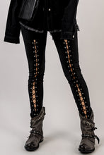 Load image into Gallery viewer, Grommet Lace Up Leggings
