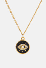 Load image into Gallery viewer, Cubic Zirconia Evil Eye Pendant Chunky Chain Necklace
