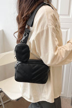 Load image into Gallery viewer, Adored PU Leather Shoulder Bag with Small Purse
