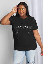 Load image into Gallery viewer, Simply Love Full Size Lunar Phase Graphic Cotton Tee
