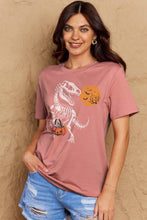 Load image into Gallery viewer, Simply Love Full Size Dinosaur Skeleton Graphic Cotton T-Shirt
