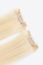 Load image into Gallery viewer, 16&quot; 110g Clip-in Hair Extensions Indian Human Hair in Blonde
