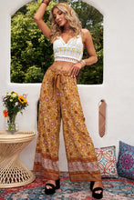 Load image into Gallery viewer, Bohemian Wide Leg Belted Pants
