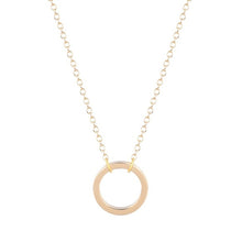 Load image into Gallery viewer, Gold Necklace- Circle Pendant
